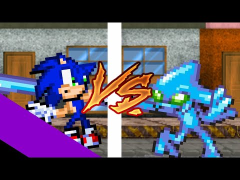 sonic vs chaos 0 speed animation