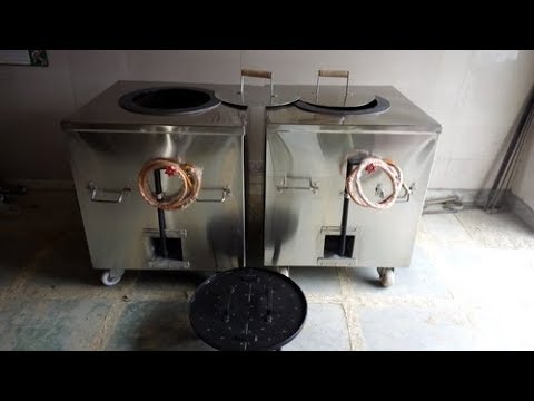 Stainless steel gas tandoor