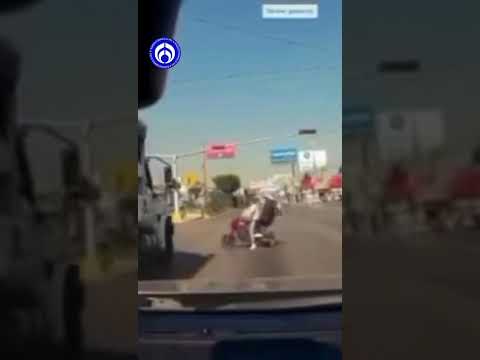Motociclista muere tras accidente con camión de la Guardia Nacional