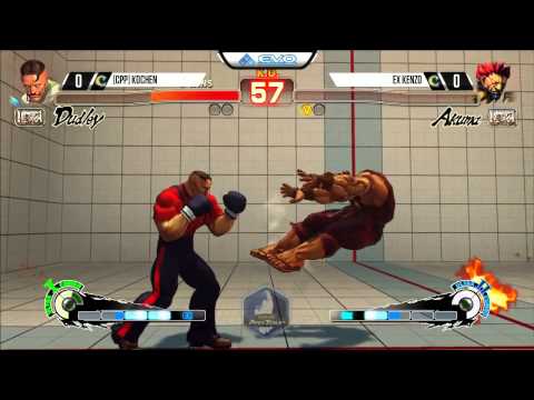 CPP Kochen (Dudley) vs EX Kenzo (Akuma) - EVO 2015 USF4 Pools - 720p/60fps