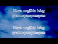 Pentatonix Little Drummer Boy Karaoke