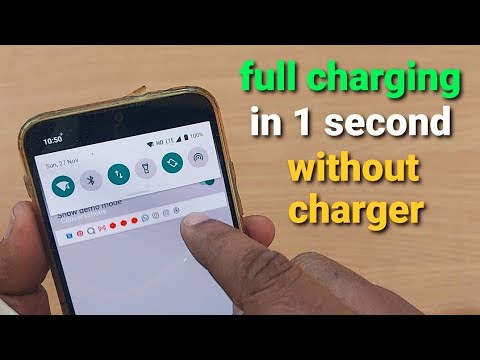 how to fully charge your phone in 1 second without charger