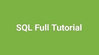 Download the video "SQL Full Course – Learn SQL for Beginners to Advanced with Real Examples"
