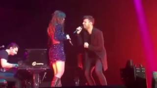 Malú y Pablo López &quot;Angel Caído&quot; 23/12/2016 Tour Caos Barcelona