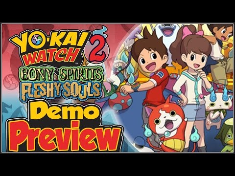 Yo-Kai Watch 2 - FULL DEMO WALKTHROUGH | Secret Bosses & More! [New Nintendo 3DS Gameplay]