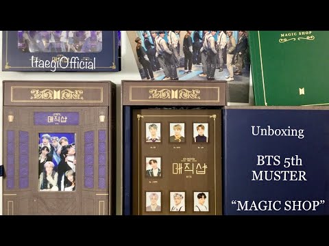UNBOXING ~ BTS 2019 5th MUSTER MAGIC SHOP DVD