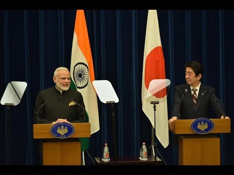 PM Modi's Speech at Exchange ofAgreements & Joint Press Statement with PM Abe in Tokya, Japan