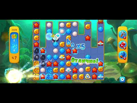 Fishdom level 2329 | ОЧЕНЬ СЛОЖНЫЙ УРОВЕНЬ