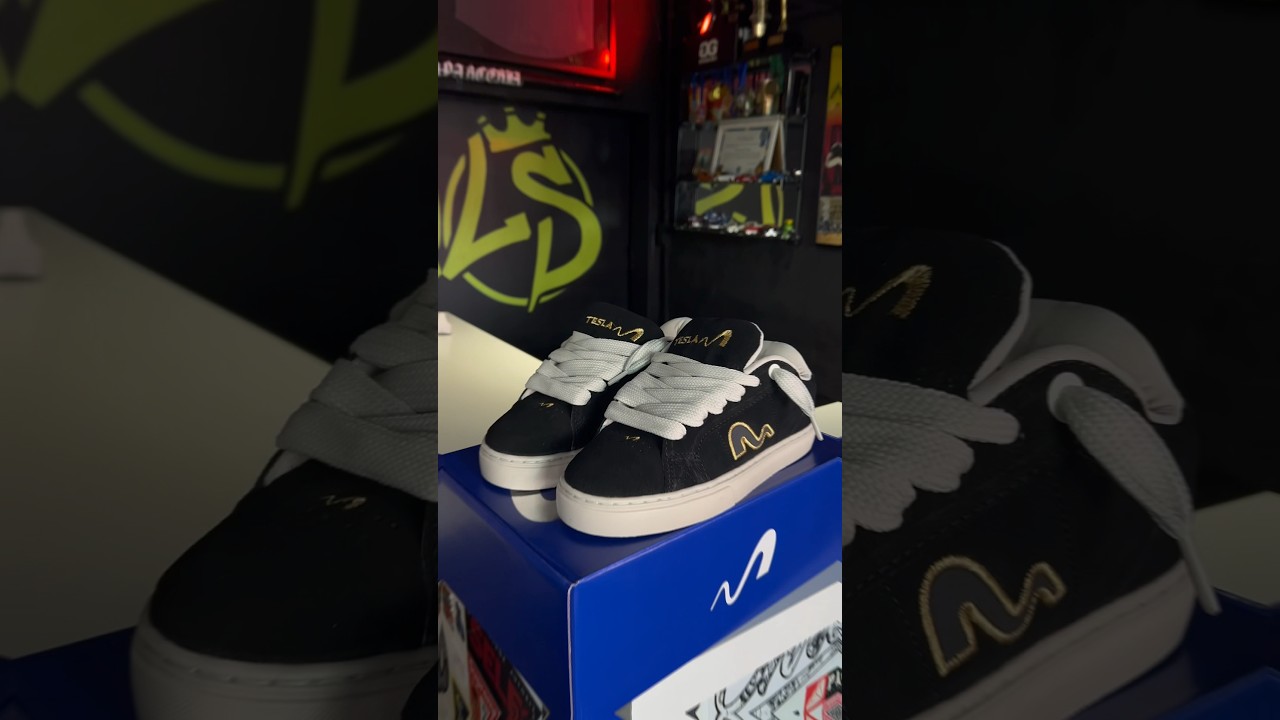 TÊNIS TESLA NEW HERTZ FAT LACE BLACK GOLD