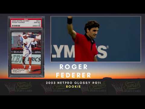 Roger Federer - 2003 Netpro Glossy #G11 Rookie Card - PSA 10 - Sports Cards - Investing - Highlights