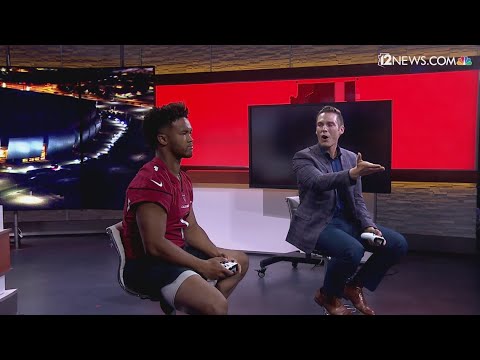 Behind-the-scenes of Arizona Cardinals promo shoot with 12 News