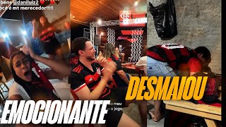 REAÇÕES EMOCIONANTE DOS TORCEDORES COM O TÍTULO DO FLAMENGO 