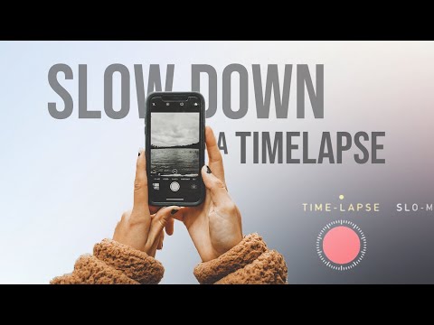 YouTube video about: Can you slow down a time lapse?