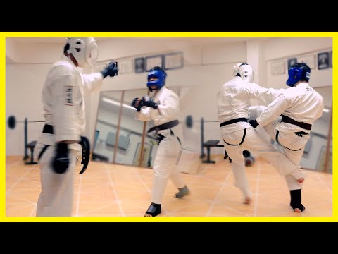 유심회 무술 연구회 스파링 (대련) 연습