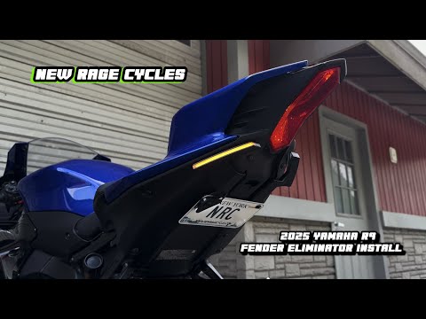 New Rage Cycles 2025 Yamaha R9 Fender Eliminator Install