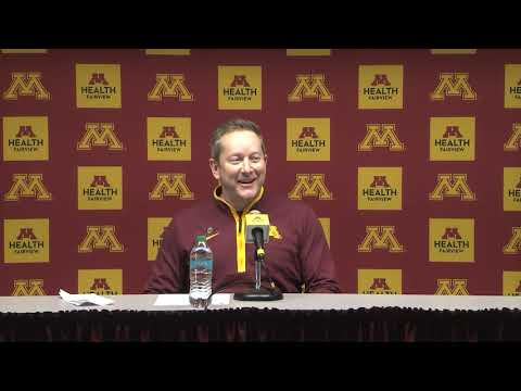 Postgame Press Conference: Gopher Basketball vs. Iowa