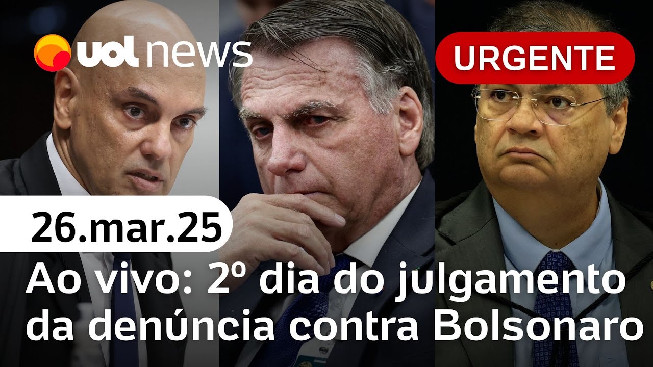 Julgamento de Bolsonaro ao vivo, dia 2: STF analisa denúncia da PGR; acompanhe em tempo real