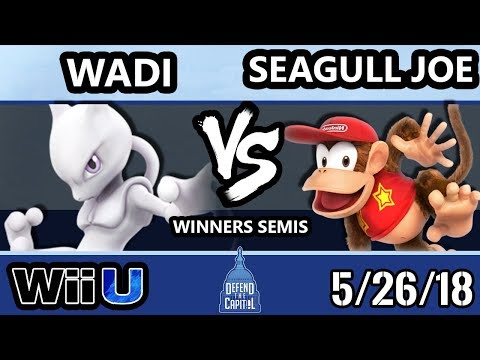 DTC 1 Smash 4 - WaDi (Mewtwo) Vs. Seagull Joe (Diddy Kong) - Wii U Winners Semis