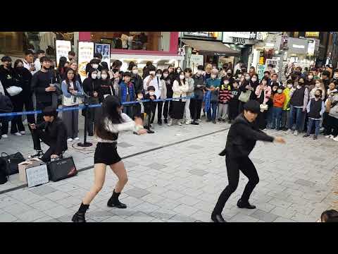 20221029 홍대 전 엠와이엠(MYM) 멤버 (Yu Kagawa 카가와 유-신화-효진) 버스킹 10 - Faster _ NCT 127