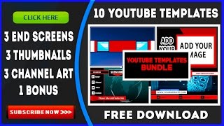 YouTube Template Bundle Download