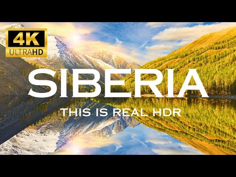 SIBERIA -4K (60FPS) ULTRA HD - Scenic Film With Calming Sounds - Natural Landscape and Wildlife