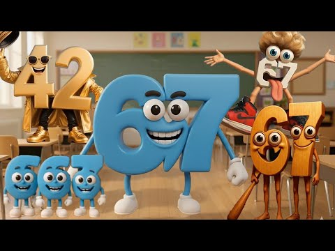 All Numbers SIX SEVEN 67 Family in canonical Italian Brainrot