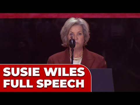 SUSIE WILES credits Charlie Kirk for TRUMP VICTORY at CHARLIE KIRK MEMORIAL | FULL SPEECH