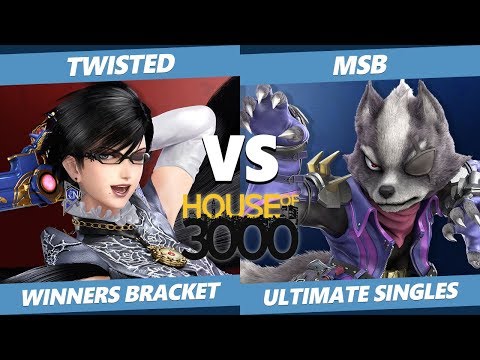 Smash Ultimate Tournament - Twisted (Bayonetta) Vs. MSB (Wolf) SSBU Xeno 186 Winners Bracket