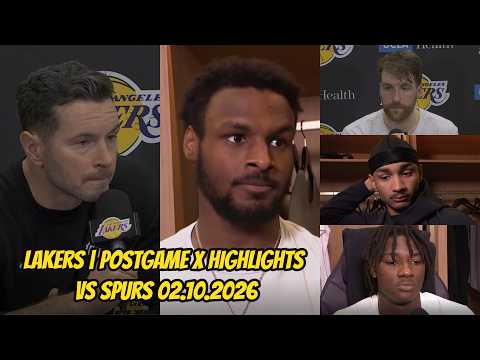 Lakers vs Spurs | Postgame Interviews x Highlights: February 10, 2026