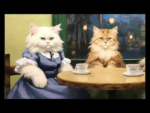 Whiskered Portraits - The Feline Elegance of Édouard Pawnet