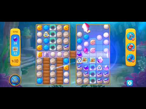 Fishdom Easy Level 11715 (with ingame lightning booster) @choraelmin