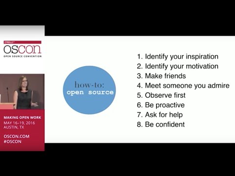 OSCON 2016, How-to: Your First Contribution