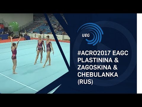 Women's group Russia - 2017 Acro European Champions, dynamic