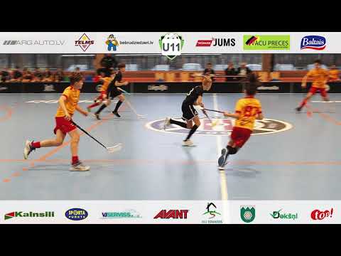Highlights: Irlava/Avant - FS Masters Black (florbols, jaunatnes čempionāts, U-11, 1.spēle)