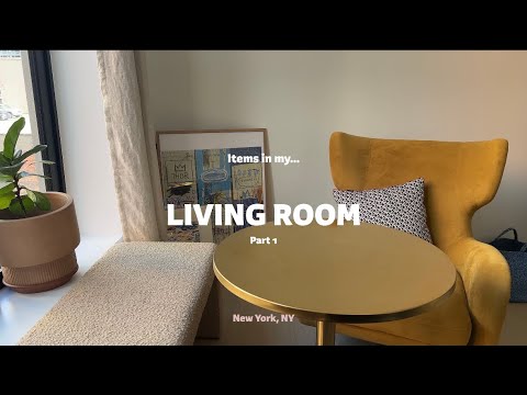 Itens em Minha… Sala de estar Parte 1 |Apartamento em Nova York |