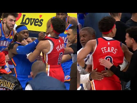 Lu Dort und Jeremiah Fears geraten am Ende des Spiels in Streit, und alle mischen sich ein 😳