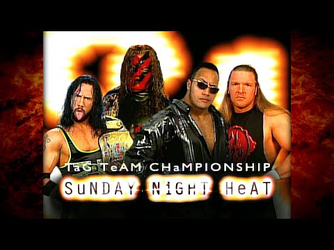 Kane & X-Pac vs The Rock & Triple H (Kane Comes Through For X-Pac w/ Huge Crowd Pop)! 4/18/99