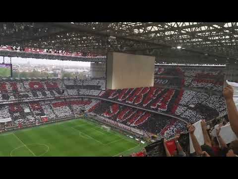 Coreografia San Siro Milan-Juventus 08/10/2022