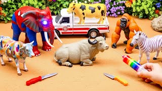 Download lagu Wadidau Toy Animals Loading on Truck – Cow, Sheep & Elephant @happysapi26 mp3