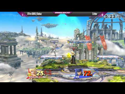SW 22 - XFire iQHQ Dabuz (Rosalina) vs Critter (Ike) - Winners Bracket