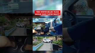 Download lagu Tricks for driving sharp turns into super narrow alleys, driving a manual car mp3