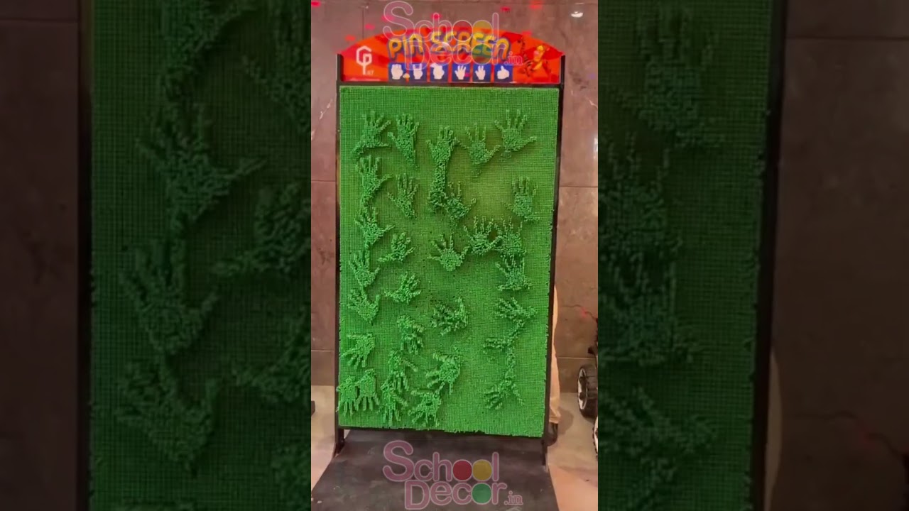 Pin Screen for Kids | Perfect for Schools & Malls 🎯 #schooldecor #kidsplayarea