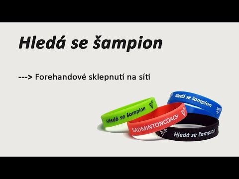 Hledá se šampion: LEVEL 3 - forehandové sklepnutí na síti
