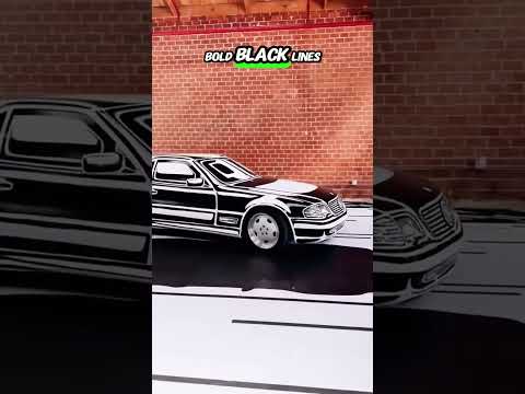 These cars look straight out of a comic book😉#comiccar #carart #automiveart #amazing