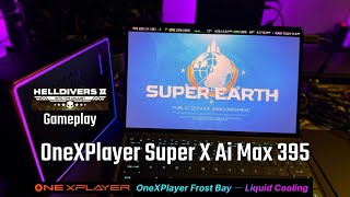 Onexplayer Super X Helldivers 2 Gameplay with Frost Bay