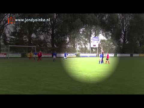 Assists van Jordy in wedstrijd tegen Yerseke E1