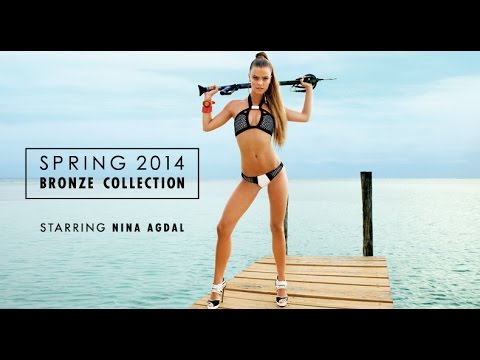Nina Agdal, Beach Bunny Swimware shoot at Kanantik Reef & Jungle Resort, Belize - Unravel Travel TV