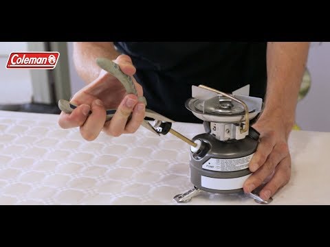 COLEMAN® 1 BURNER FUEL STOVE: HOW TO REPLACE THE PUMP PLUNGER