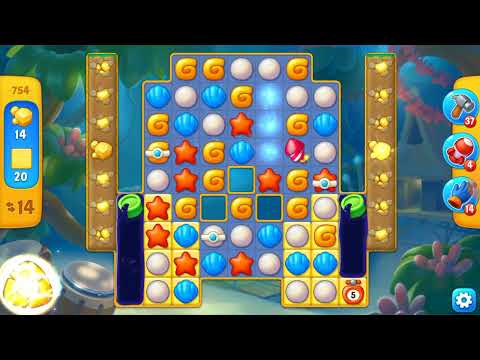 Fishdom level 754 no boosters.