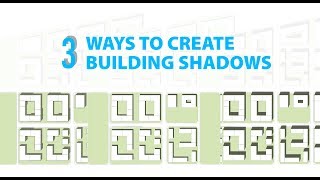 3 ways to create building shadows for urban design in Photoshop